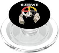 Ojibwe Anishinaabeg Roue de médecine Indienne PopSockets PopGrip pour MagSafe