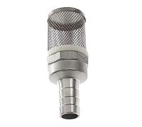 OJIJO Crépine de Tuyau Multi-Tailles 15, 16, 20 mm, Filtre à Eau en Ligne antirouille, for pulvérisateurs industriels, plomberie d'aquarium, 1 pièce Incluse(20mm)