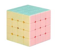 OJIN Shengshou ChuanQi Legend Series Cube 4x4x4 Brain Teaser Twist Cube Bright Pink Stickerless Puzzle Frosted Surface Puzzle Cube