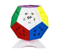 OJIN Yongjun YJ MGC 3x3 Mégamix Dodécaèdre M Cube Lisse Twist Puzzle Jouets spéciaux avec Un trépied Cube (Autocollant)