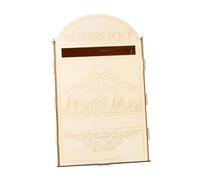 OJREEUB Boîte à cartes de mariage en bois pour réception, fête prénuptiale, style B