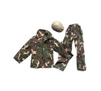 OJREEUB Costume d'uniforme masculin à l'échelle 1/6 à monter soi-même pour figurine d'action de 30,5 cm