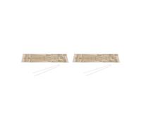 OJREEUB Lot de 2 planches en bois à l'échelle 1/350 avec chaîne en métal
