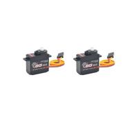 OJREEUB Lot de 2 servomoteurs sans noyau à couple élevé pour RC 1:24 Pièces à aile fixe 8G