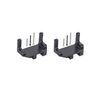 OJREEUB Lot de 2 servomoteurs SCX10 III sur essieu pour voiture sur chenilles 1:10 RC Servo Mount Noir
