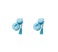OJREEUB Lot de 2 supports d'encre de calligraphie avec couvercle pour écrire, peinture, dessin, bleu, longueur 12 cm