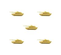 OJREEUB Lot de 5 kits de construction de réservoirs miniatures à l'échelle 1:72 pour garçon M1A2