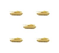 OJREEUB Lot de 5 kits de construction de réservoirs miniatures à l'échelle 1:72 pour garçon Merkava