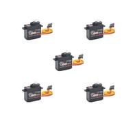 OJREEUB Lot de 5 servomoteurs sans noyau à couple élevé pour RC 1:24 Pièces à aile fixe 8G