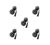 OJREEUB Lot de 5 supports d'encre de calligraphie avec couvercle pour écrire, peinture, dessin, noir, longueur 12 cm