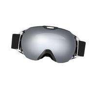 OJREEUB Lunettes de ski pour adultes - Anti-buée - Pour motoneige, équitation, patinage - Noir