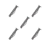 OJREEUB Sac à outils de pêche, sac parapluie pour camping, voyage, filets de pêche, longueur 1,2 m, Lot de 5 (1,4 m 1 poche), 1.4m 1 Pocket