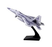 OJREEUB Simulation 1:100 USA F-22 Raptor Maquette d'avion avec support décor gris
