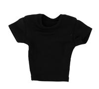 OJREEUB T-shirt moulant à l'échelle 1:6 pour enfants et adultes, cadeaux à manches courtes, noir