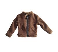 OJREEUB Veste tendance pour homme à l'échelle 1:12 pour figurine de 15,2 cm, modèle de poupée, couleur café