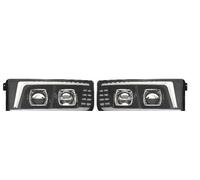 OJTEMHBH Phare Avant Ensemble Phare LED Complet Pour Camion Pour Benz Actros MP1 AXOR 1 Pièce, 24 V(LEFT 1pcs Actros MP1b)
