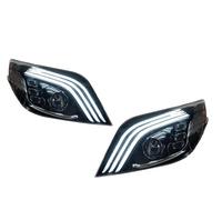 OJTEMHBH Phare Avant Ensemble Phares À LED Pour Prado 2010-2013 Remplacement Pour Maybach Design DRL Double Projecteur Modifié