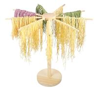 OJTOJT Séchoir à pâtes, séchoir à pâtes fraîches en bois, séchoir à pâtes fraîches, avec 9 bras amovibles, réutilisables, pour le séchage des pâtes, nouilles chinoises, vermicelles, hauteur 40 cm
