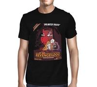 OJWKSXLL 1Tee Mens Cat Wars Revenge of The Dog Spoof Christmas t Shirts menss24153 Manches Courtes(Small)