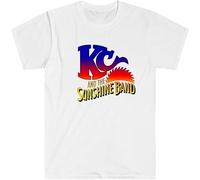 OJWKSXLL Adult T-Shirt KC and The Sunshine Band T-Shirt Casult Men Boy Youth Short Sleeve Top Manches Courtes(XX-Large)