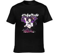 OJWKSXLL Akeno Himejima - Highschool DXD Men's Novelty Round Neck Cotton Short Sleeve T-Shirt Manches Courtes(Small)
