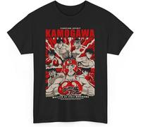 OJWKSXLL Anime Hajime no Ippo Shirt Kamogawa Boxing Gym Tshirt Makunouchi Takamura Tshirt Manches Courtes(X-Large)