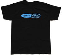 OJWKSXLL Blue Note Records - Screenprinted Jazz Label Tribute T Shirt Manches Courtes(Small)