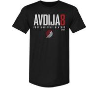 OJWKSXLL Deni Avdija Portland Trail Blazers Men's Premium T-Shirt - Deni Avdija Portland Trail Blazers Elite Manches Courtes(Large)