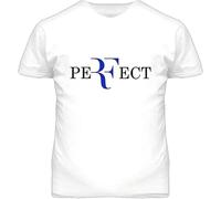 OJWKSXLL DINGJI Roger Federer Logo Perfect Tennis Player T Shirt Manches Courtes(Medium)