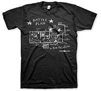 OJWKSXLL Home Alone Battle Plan Men's T-Shirt Black Manches Courtes(3X-Large)