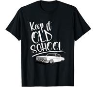 OJWKSXLL Keep It Old School Lowrider Car T-Shirt Black Manches Courtes(3X-Large)