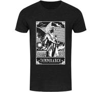 OJWKSXLL Lightn Deadly Tarot T-Shirt Temperance Heather Black Denim Men'S21594 Manches Courtes(Medium)