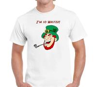 OJWKSXLL Men's Funny Irish, I'm So Wasted,St Patrick's Day,Beer,Drunk,Paddy Mens Women T Shirt 100% Cotton P369 Manches Courtes(Small)
