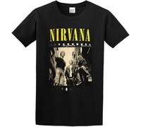 OJWKSXLL Men's Nirvana Film Strip Photo O Neck T Shirt Manches Courtes(3X-Large)