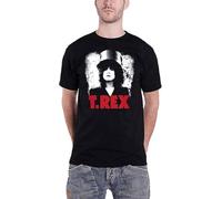 OJWKSXLL Men's T-Shirt T Rex 'Bolan Slider' T Shirt Manches Courtes(Small)