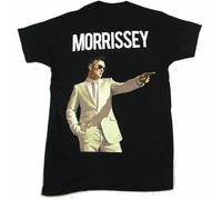OJWKSXLL Morrissey Hollywood High Black T Shirt New Black Manches Courtes(Large)