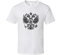 OJWKSXLL Russia Sowjetunion UDSSR Retro New Shirt Black White Tshirt Men's Manches Courtes(Medium)
