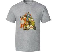 OJWKSXLL The Banana Splits Retro Vintage Throwback Old School TV T Shirt 60's Grey Manches Courtes(Small)