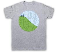 OJWKSXLL The Smiths This Charming Man Punctured Bicycle Mens Womens & Kids T-Shirt Grey Manches Courtes(Large)