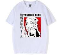 OJWKSXLL Toilet Bound Hanako Kun Hoodie Sweatshirt with Hooded Nene Yashiro T-Shirts Nene Yashiro Cosplay Sweatshirts Yashiro Nene Summer T-Shirts Manches Courtes(3X-Large)