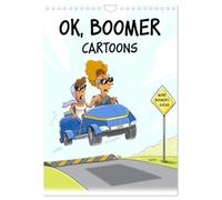 OK, Boomer - Cartoons (Wall Calendar 2026 DIN A4 portrait), CALVENDO 12 Month Wall Calendar: The calendar features hilarious cartoons by NURK making fun of Boomers.