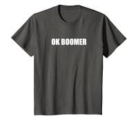 Ok Boomer T-Shirt, Enfant, Asphalte, 2 Ans