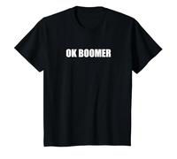 Ok Boomer T-Shirt, Enfant, Noir, 10 Ans