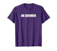 Ok Boomer T-Shirt, Homme, Violet, M