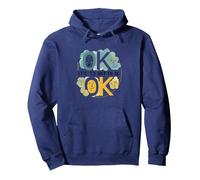 OK It's Not to Be OK - Bien-être émotionnel pour Tous Sweat à Capuche, Unisexe pour Adultes, Bleu Marine, L