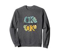 OK It's Not to Be OK - Bien-être émotionnel pour Tous Sweatshirt, Unisexe pour Adultes, Chiné Foncé, L