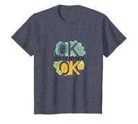 OK It's Not to Be OK - Bien-être émotionnel pour Tous T-Shirt, Enfant, Bleu Chiné, 12 Ans