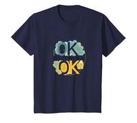 OK It's Not to Be OK - Bien-être émotionnel pour Tous T-Shirt, Enfant, Bleu Marine, 10 Ans