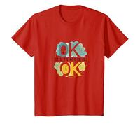 OK It's Not to Be OK - Bien-être émotionnel pour Tous T-Shirt, Enfant, Rouge, 4 Ans