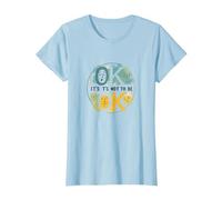 OK It's Not to Be OK - Bien-être émotionnel pour Tous T-Shirt, Femme, Bleu Céleste, XS